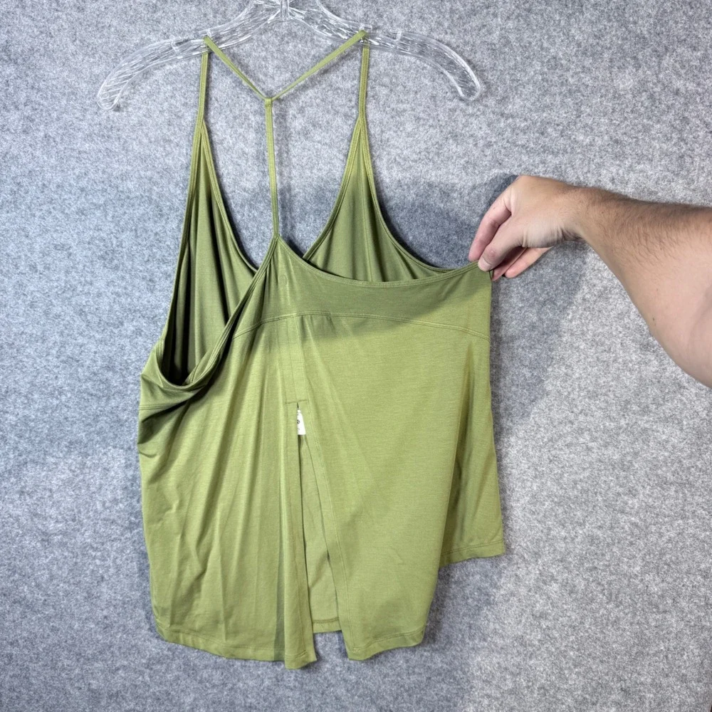 Lululemon Women's Green Modal Blend Racerback Tank Top Athletic Yoga Size‎ 12
